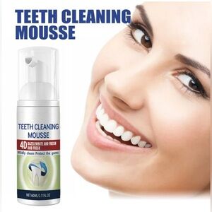 Cleaning Mousse Yellow Stains Tartar Oral fresh Breath Teeth whitening Foam